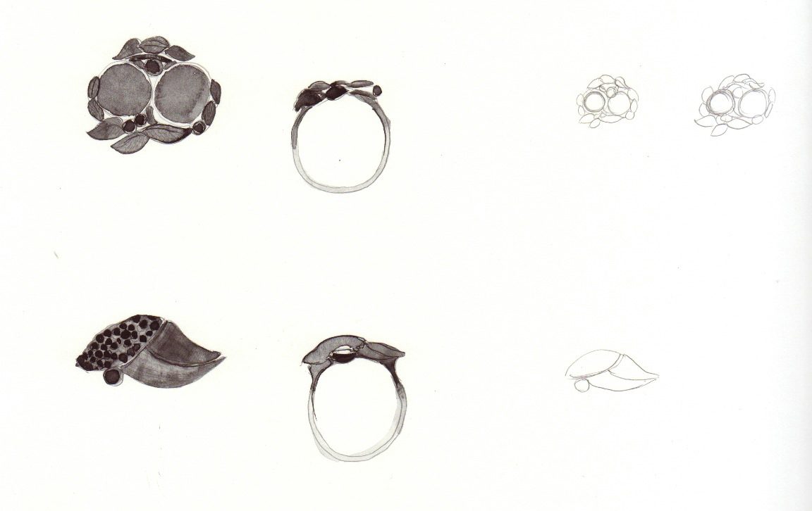 Sketch Rings - Katherine Bowman