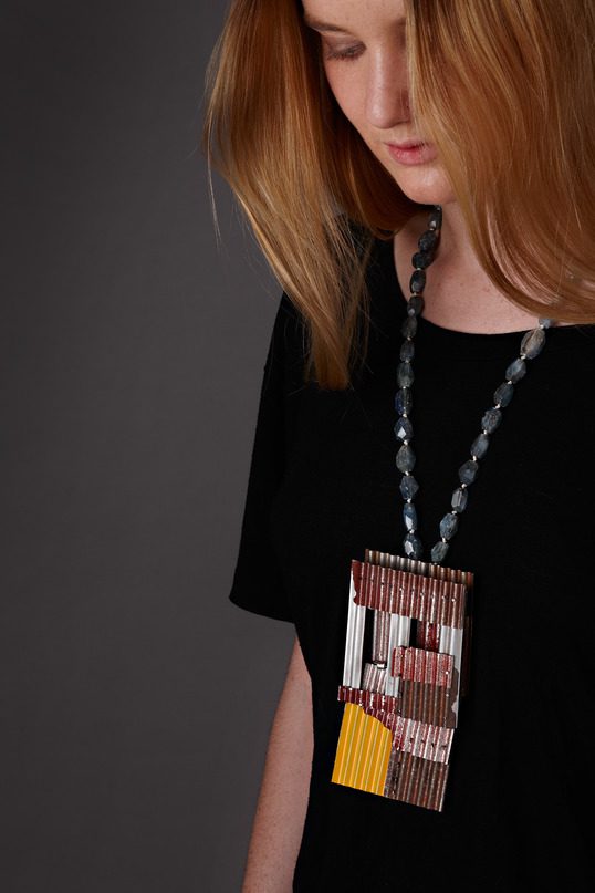 Collapsed Precious Aspiration - Necklace On Model - News