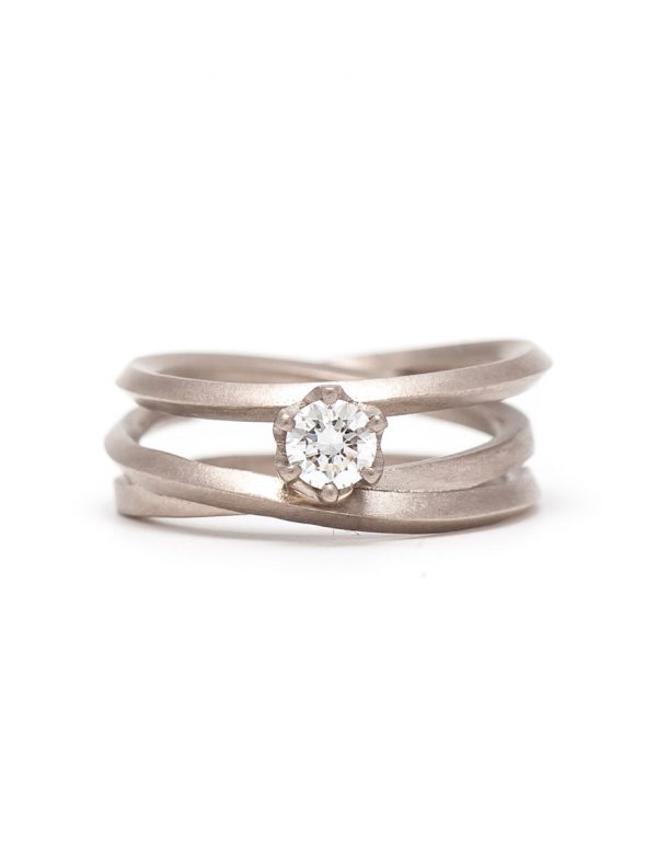 Precious Triple Coil Ring