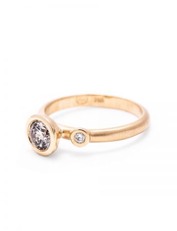 Confetti Ring – Champagne & White Diamonds