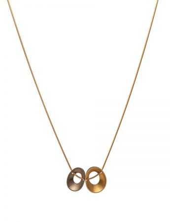 Side by Side Periwinkle Neckpiece