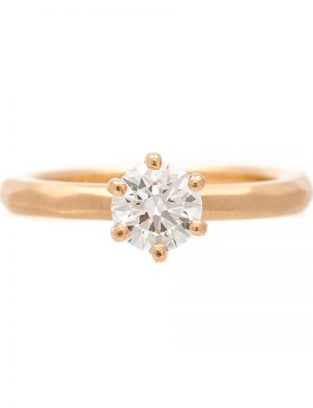 Faceted Ring – Solitaire Diamond