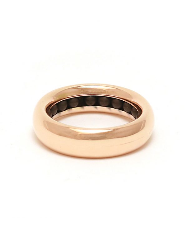 Ball Track Ring – Rose Gold & Ceramic Bearings