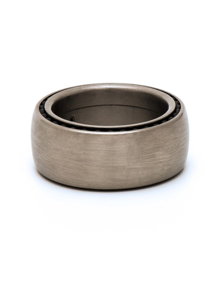 Wide Titanium Ball Track Ring e.g.etal Melbourne