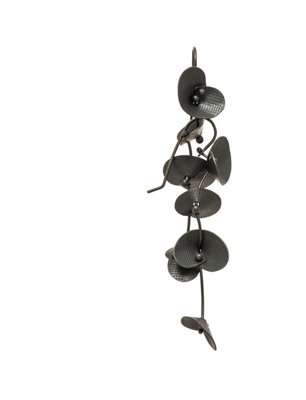 Long Orchid Earrings – Black