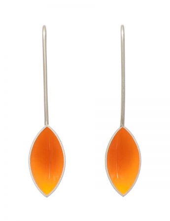 Pod Earrings – Light Orange