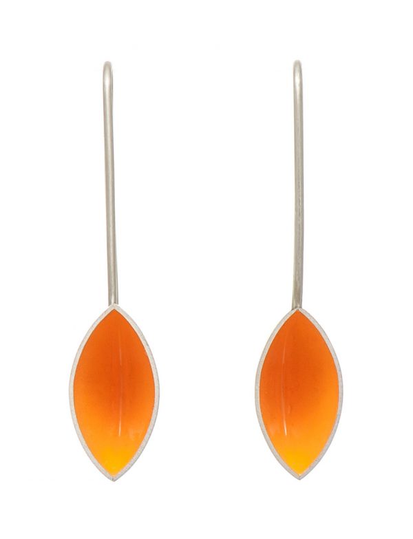 Pod Earrings – Light Orange