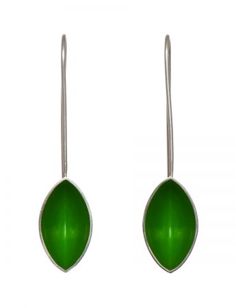 Pod Earrings – Light Green