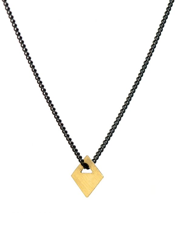 Small Tab Necklace – 18ct Gold