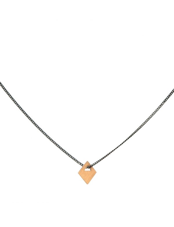 Small Tab Necklace – 18ct Gold