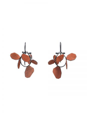 Wattle Earrings – Burnt Orange