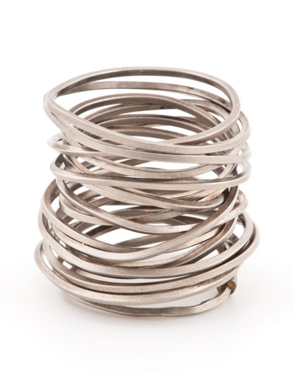 Ultra Coil Ring – White Gold