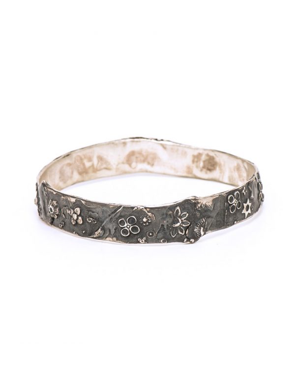 India Bangle – Oxidised Silver