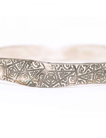 Morocco Bangle – Silver