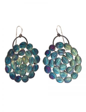 Hanging Earrings – Blue & Green