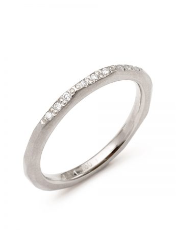 Night Sky Ring – White Gold & Diamond