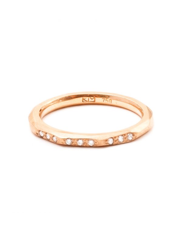 Night Sky Ring – Rose Gold & Diamond