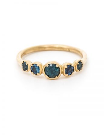 Golden Blue Ring