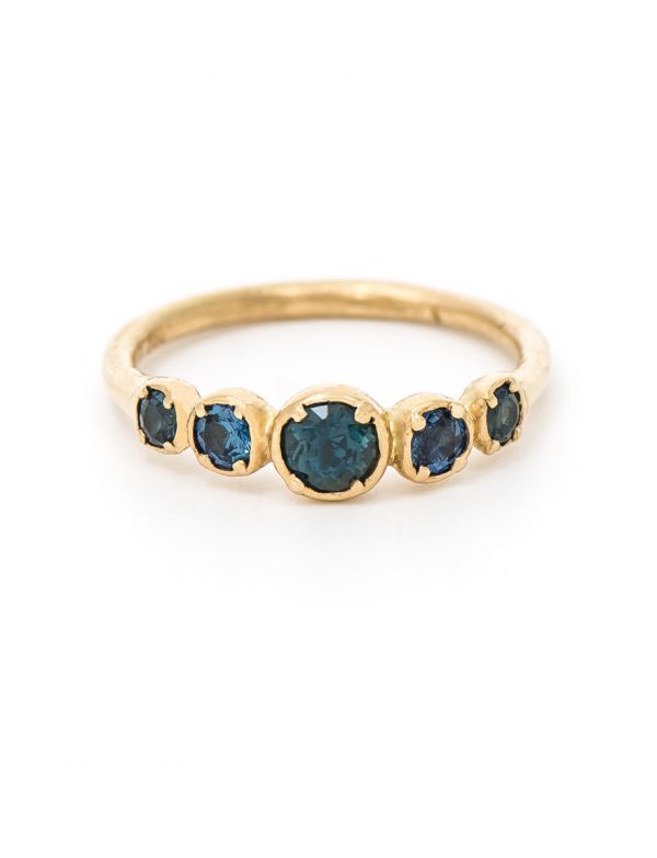 Golden Blue Ring