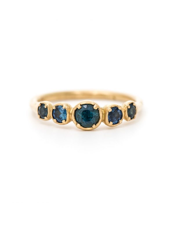 Golden Blue Ring