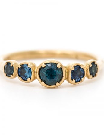 Golden Blue Ring