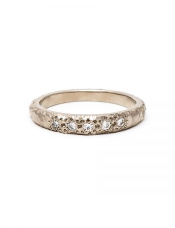 Five Diamond Ridge Ring