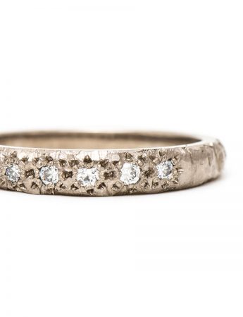 Five Diamond Ridge Ring