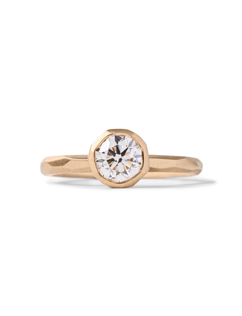 Cup Set Ring – Yellow Gold & Diamond