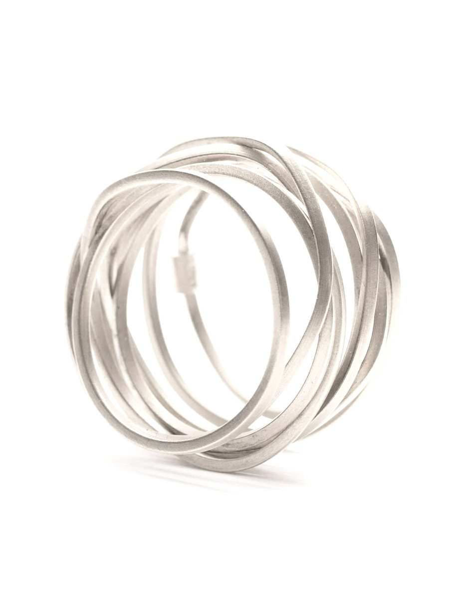 Ultracoil Ring – Sterling Silver