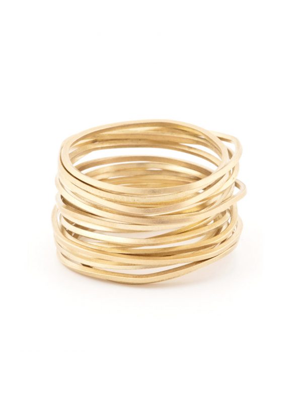 Ultra Coil Ring – Yellow Gold