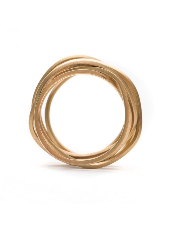 Ultra Coil Ring – Yellow Gold