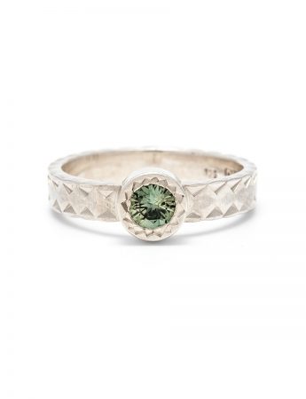 Green Sapphire ring