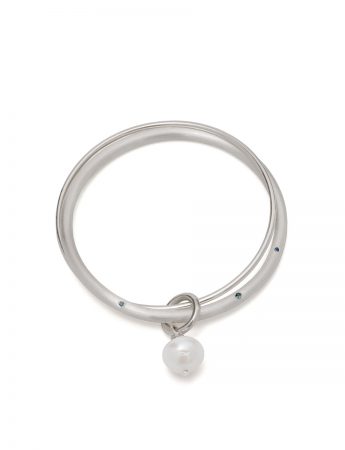 Double Sea Bangle – Silver