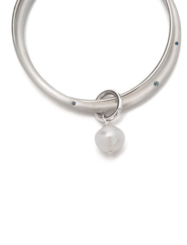 Double Sea Bangle – Silver