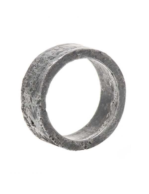 Wide Reticulated Ring – Oxidised