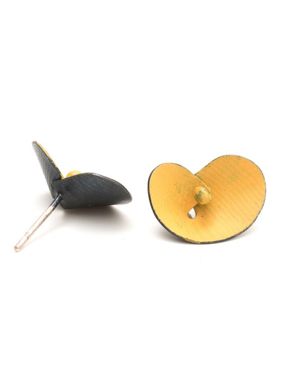 Orchid Stud Earrings – Orange Yellow