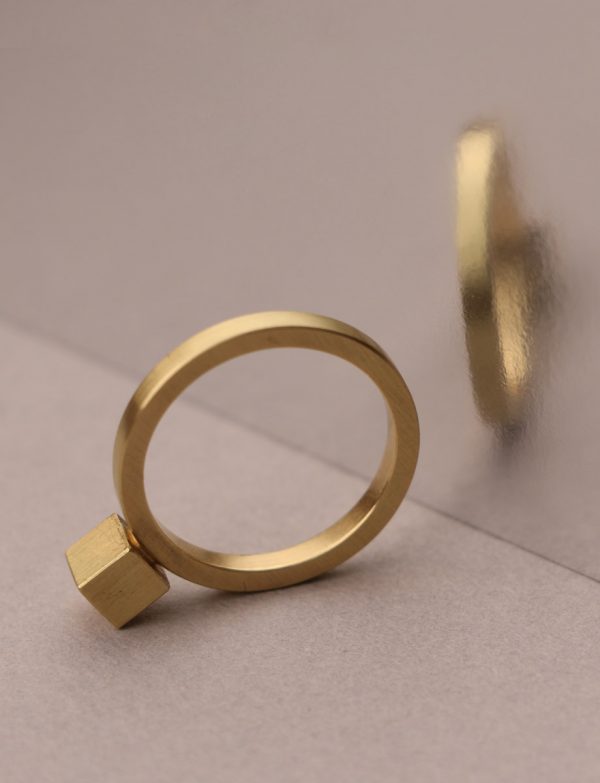 Cubist Ring – Gold