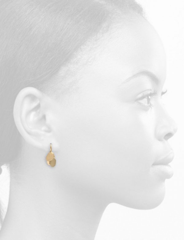 Wisteria 2 Drop Earrings – Gold