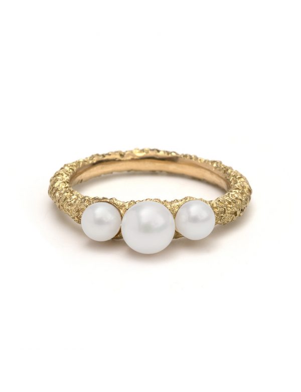 Celestial Pearl Ring – Gold & Akoya Pearl
