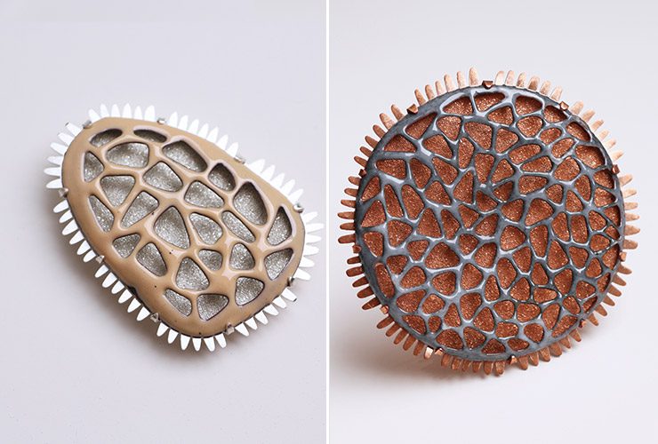 Surrounds Exhibition - Laura Eyles brooches