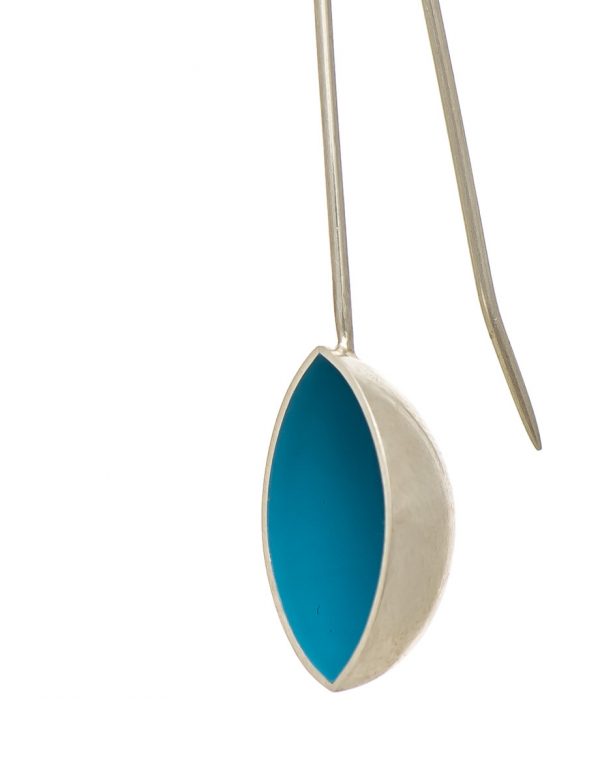 Pod Earrings – Light Blue