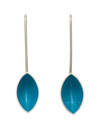 Pod Earrings – Light Blue