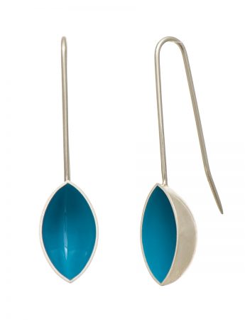 Pod Earrings – Light Blue