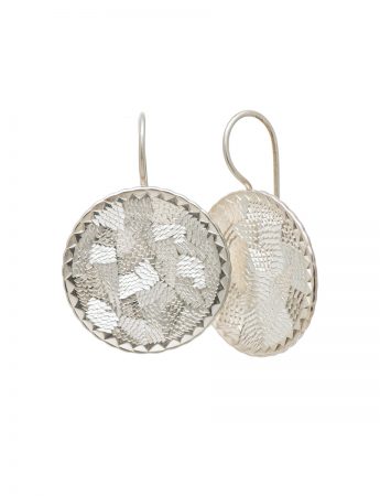 Pearlite Circle Earrings – Large