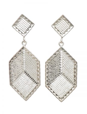 Rhombus & square earrings