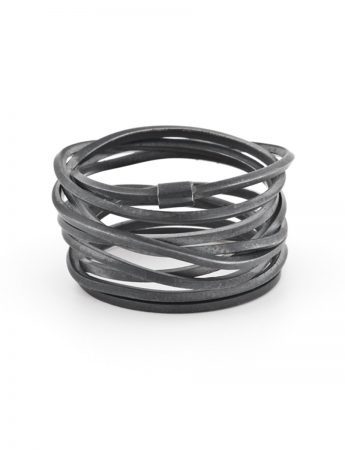 Coil Ring – Oxidised Sterling Silver