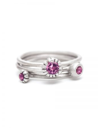 Bouquet Royale Ring – Pink Tourmaline