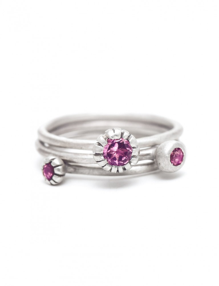 Bouquet Royale Ring – Pink Tourmaline