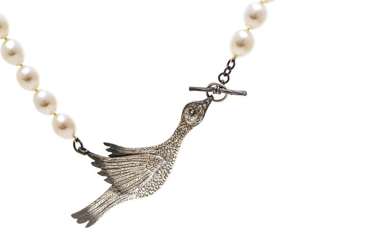 Jennifer Martin - The Language of Birds - Pearl Necklace