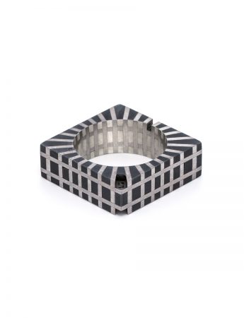 Flesh & Bone Square Ring – Silver